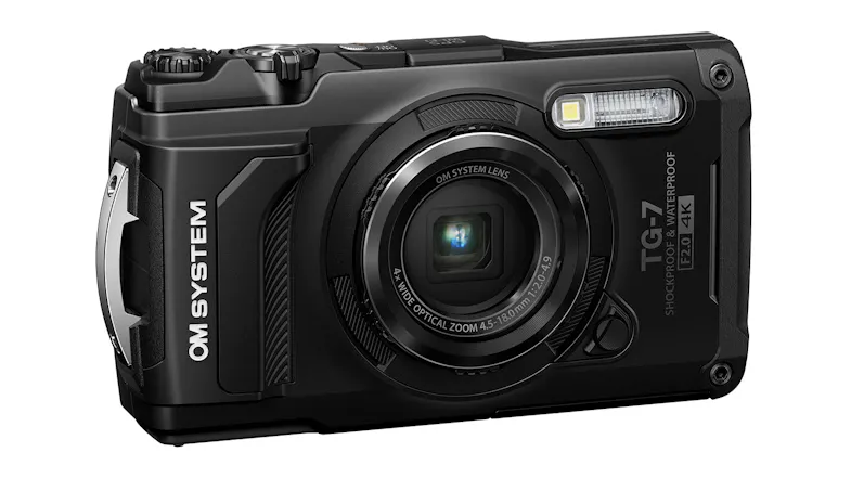 OM System Tough TG-7 Digital Camera - Black OM System Tough TG-7 Digital Camera - Black
