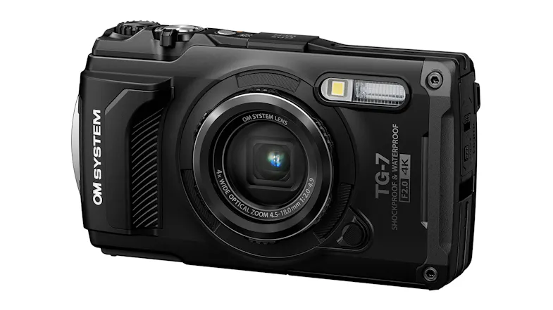 OM System Tough TG-7 Digital Camera - Black OM System Tough TG-7 Digital Camera - Black