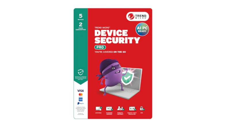 Trend Micro Device Security Pro - 5 Devices 24 Months Trend Micro Device Security Pro - 5 Devices 24 Months
