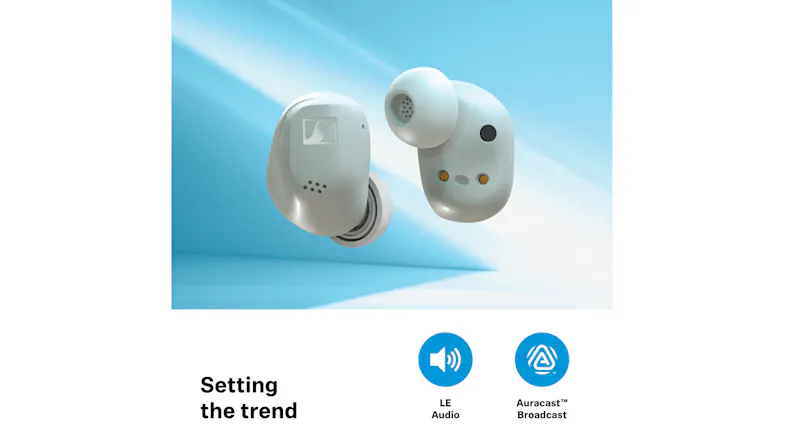 Sennheiser ACCENTUM Hybrid Active Noise Cancelling True Wireless In-Ear Headphones - White Sennheiser ACCENTUM Hybrid Active Noise Cancelling True Wireless In-Ear Headphones - White