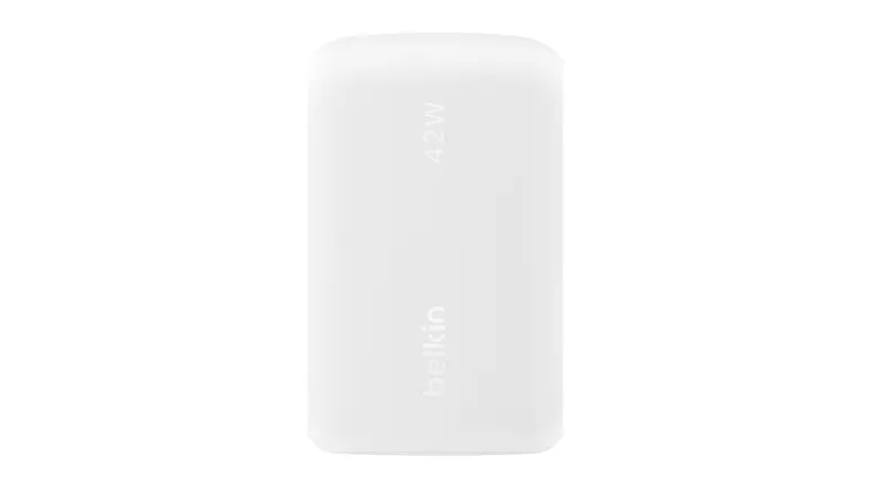 Belkin BoostCharge 42W PD3.1 Dual Wall Charger - White (WCB009auWH) Belkin BoostCharge 42W PD3.1 Dual Wall Charger - White (WCB009auWH)