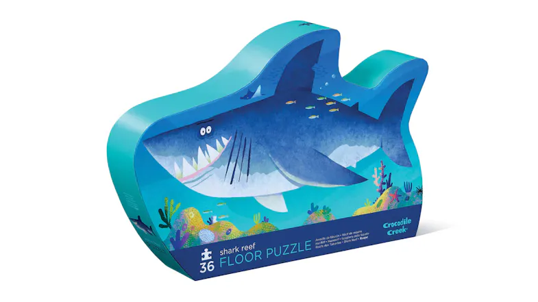 Crocodile Creek Children's Floor Puzzle 36pcs. - Shark Reef Crocodile Creek Children's Floor Puzzle 36pcs. - Shark Reef