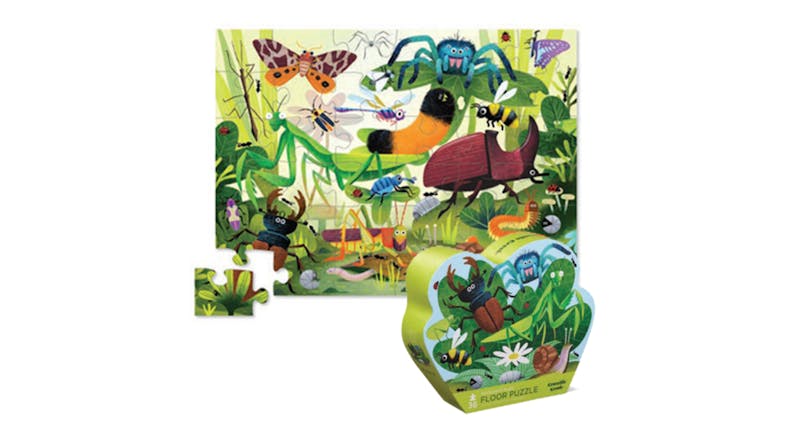 Crocodile Creek Children's Floor Puzzle 36pcs. - Backyard Bugs Crocodile Creek Children's Floor Puzzle 36pcs. - Backyard Bugs