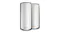 Two pieces front-angled Netgear Orbi RBE970 BE27000 Quad-Band Mesh Wi-Fi 7 Two pieces front-angled Netgear Orbi RBE970 BE27000 Quad-Band Mesh Wi-Fi 7