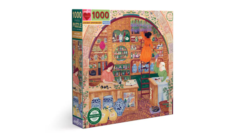 eeBoo Square Jigsaw Puzzle 1000pcs. - Ancient Apothecary eeBoo Square Jigsaw Puzzle 1000pcs. - Ancient Apothecary