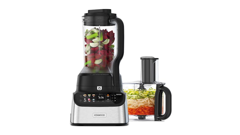 Kenwood MultiPro OneTouch 3L Food Processor with Blender Attachment - Black & Stainless Steel (FDM73.480SS) Kenwood MultiPro OneTouch 3L Food Processor with Blender Attachment - Black & Stainless Steel (FDM73.480SS)