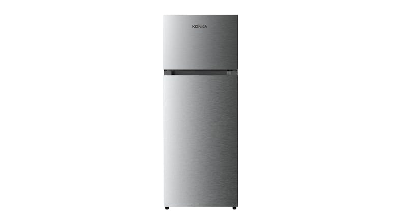Konka 201L Top Mount Fridge Freezer - Stainless Steel (KRF-202S) Konka 201L Top Mount Fridge Freezer - Stainless Steel (KRF-202S)