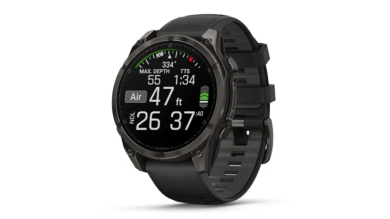Garmin Fenix 8 Smartwatch - Carbon Grey Titanium Case with Black/Pebble Grey Band (47mm Case, GPS, Bluetooth, Sapphire Edition) Garmin Fenix 8 Smartwatch - Carbon Grey Titanium Case with Black/Pebble Grey Band (47mm Case, GPS, Bluetooth, Sapphire Edition)