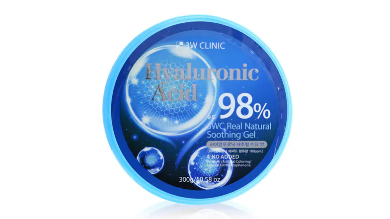 3W Clinic 98% Hyaluronic Acid Natural Soothing Gel - 300g/10.58oz 3W Clinic 98% Hyaluronic Acid Natural Soothing Gel - 300g/10.58oz