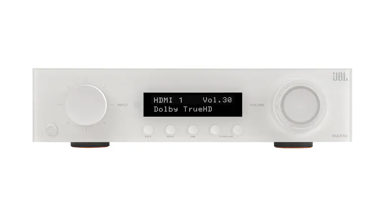 JBL MA510 5.2 Channel 8K Wireless AV Receiver - White JBL MA510 5.2 Channel 8K Wireless AV Receiver - White