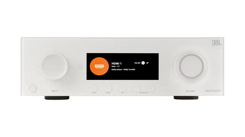 JBL MA7100HP 7.2 Channel 8K Wireless AV Receiver - White JBL MA7100HP 7.2 Channel 8K Wireless AV Receiver - White