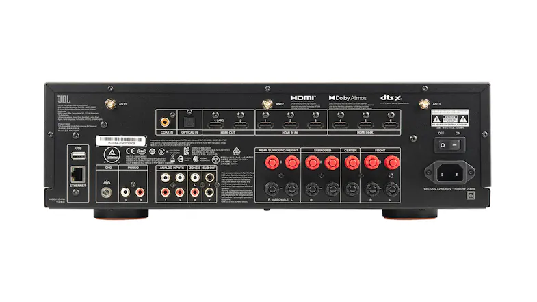 JBL MA7100HP 7.2 Channel 8K Wireless AV Receiver - White JBL MA7100HP 7.2 Channel 8K Wireless AV Receiver - White