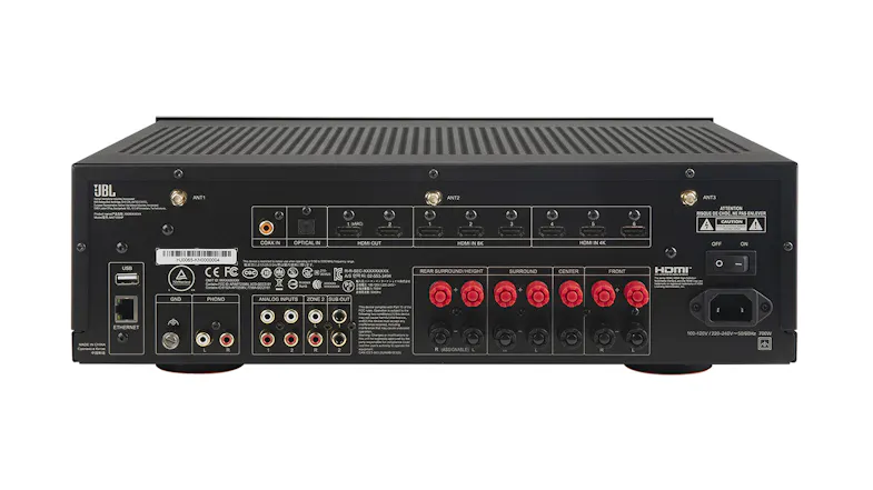 JBL MA7100HP 7.2 Channel 8K Wireless AV Receiver - White JBL MA7100HP 7.2 Channel 8K Wireless AV Receiver - White