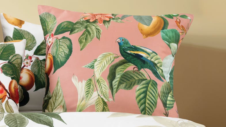 Amalfi Vanilla European Pillowcase by Savona Amalfi Vanilla European Pillowcase by Savona