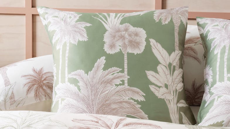 Lombok Leaf European Pillowcase by Savona Lombok Leaf European Pillowcase by Savona