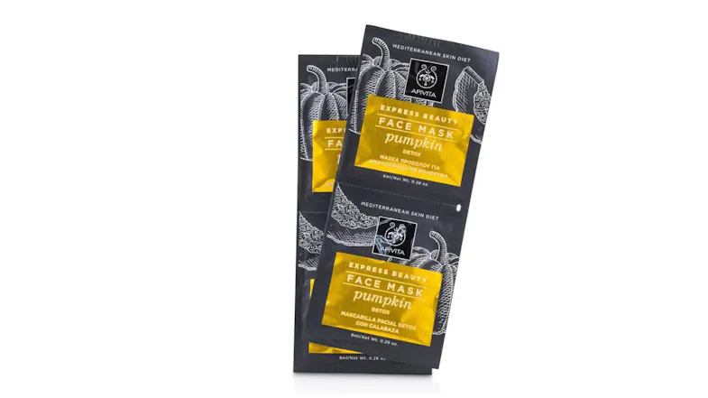 Apivita Express Beauty Face Mask with Pumpkin (Detox) - 6x(2x8ml) Apivita Express Beauty Face Mask with Pumpkin (Detox) - 6x(2x8ml)
