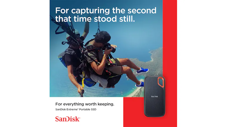SanDisk Extreme USB 3.2 Portable SSD with USB-C Connector - 2TB (Black) SanDisk Extreme USB 3.2 Portable SSD with USB-C Connector - 2TB (Black)