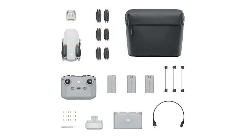 DJI Mini 4K Drone Fly More Combo with DJI RC-N1C Remote Control - Grey DJI Mini 4K Drone Fly More Combo with DJI RC-N1C Remote Control - Grey