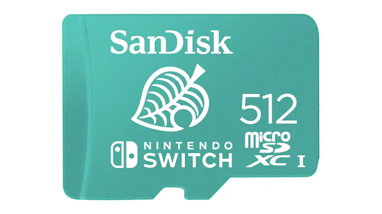 SanDisk MicroSD Card for Nintendo Switch - 512GB (microSDXC, UHS-I, V30) SanDisk MicroSD Card for Nintendo Switch - 512GB (microSDXC, UHS-I, V30)