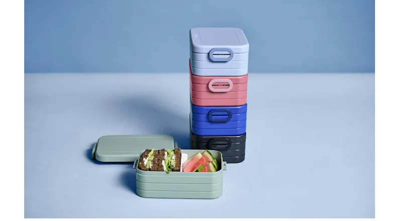 Mepal Segmented Bento Box Midi - Vivid Blue Mepal Segmented Bento Box Midi - Vivid Blue