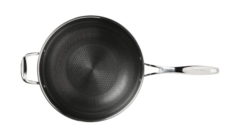 Stanley Rogers Matrix Stainless Steel Wok with Handle 32cm Stanley Rogers Matrix Stainless Steel Wok with Handle 32cm