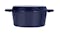 Stanley Rogers Cast Iron French Over Casserole Pot & Lid 24cm - Mid Blue Stanley Rogers Cast Iron French Over Casserole Pot & Lid 24cm - Mid Blue