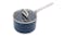 Joseph Joseph "Space" Non-Stick Saucepan with Lid, Fold-Away Handle 23cm - Navy Joseph Joseph "Space" Non-Stick Saucepan with Lid, Fold-Away Handle 23cm - Navy