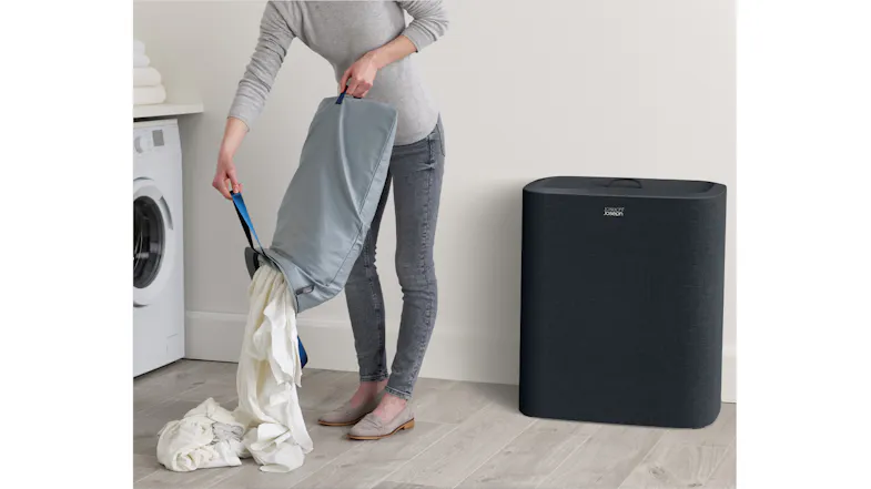 Joseph Joseph Tota Trio Laundry Separation Hamper - Black Joseph Joseph Tota Trio Laundry Separation Hamper - Black