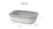 Mepal Cirqula Rectangular Food Storage Container 2L - Nordic White Mepal Cirqula Rectangular Food Storage Container 2L - Nordic White