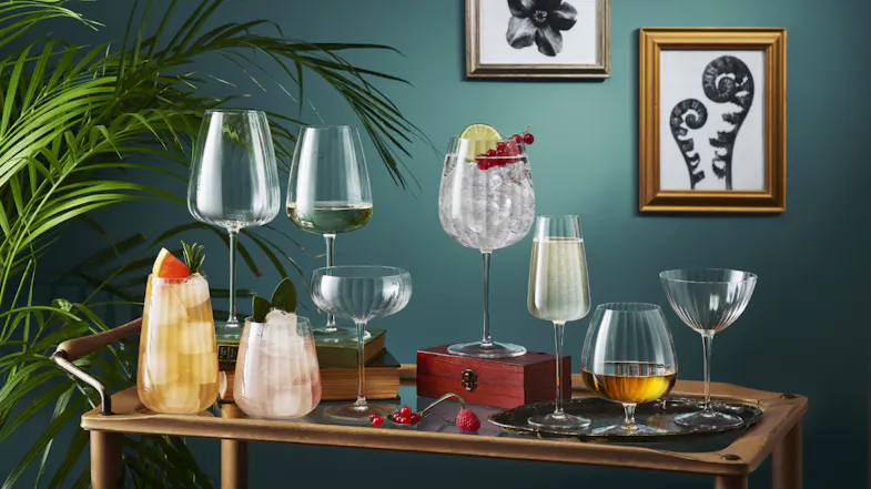 Luigi Bormioli Optica Gin Glass Set 750ml 4pcs. Luigi Bormioli Optica Gin Glass Set 750ml 4pcs.