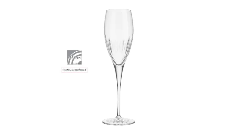 Luigi Bormioli Diamante Champagne Glass 220ml 4pcs. Luigi Bormioli Diamante Champagne Glass 220ml 4pcs.