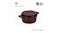 Stanley Rogers Cast Iron French Over Casserole Pot & Lid 24cm - Bordeaux Stanley Rogers Cast Iron French Over Casserole Pot & Lid 24cm - Bordeaux