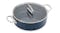 Joseph Joseph "Space" Non-Stick Shallow Casserole Dish with Lid, Fold-Away Handles 28cm - Navy Joseph Joseph "Space" Non-Stick Shallow Casserole Dish with Lid, Fold-Away Handles 28cm - Navy