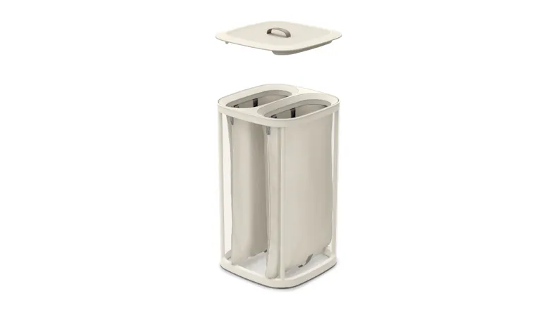 Joseph Joseph Tota Laundry Separation Hamper 60L - Ecru Joseph Joseph Tota Laundry Separation Hamper 60L - Ecru