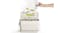 Joseph Joseph Compo Food Waste Compost Kitchen Caddy with Wall Mount - Ecru Joseph Joseph Compo Food Waste Compost Kitchen Caddy with Wall Mount - Ecru