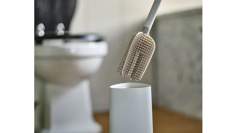 Joseph Joseph Flex 360 Toilet Brush with Caddy - Ecru Joseph Joseph Flex 360 Toilet Brush with Caddy - Ecru