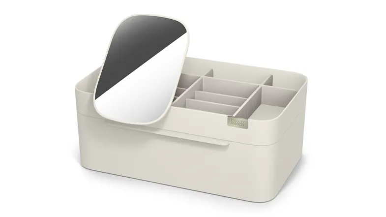 Joseph Joseph Viva Benchtop Bathroom Organiser Caddy with Mirror, Drawer Joseph Joseph Viva Benchtop Bathroom Organiser Caddy with Mirror, Drawer