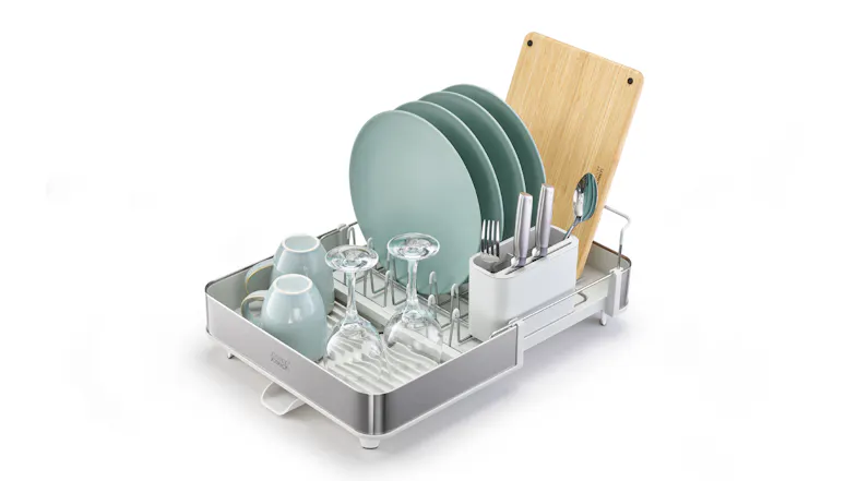 Joseph Joseph Extend Adjustable Benchtop Dish Rack - Stone Joseph Joseph Extend Adjustable Benchtop Dish Rack - Stone