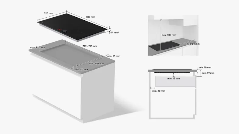 Samsung 80cm 5 Zone Induction Cooktop - Black (Series 6/NZ85C6058KK) Samsung 80cm 5 Zone Induction Cooktop - Black (Series 6/NZ85C6058KK)