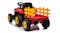 TSB Living Kids' Ride-On Tractor with Trailer, Music, Lights - Red TSB Living Kids' Ride-On Tractor with Trailer, Music, Lights - Red