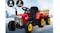 TSB Living Kids' Ride-On Tractor with Trailer, Music, Lights - Red TSB Living Kids' Ride-On Tractor with Trailer, Music, Lights - Red