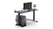 TSB Living Left-Handed L-Shaped Gaming Desk with Cup Holder, Headphone Hook - Carbon Fiber Texture TSB Living Left-Handed L-Shaped Gaming Desk with Cup Holder, Headphone Hook - Carbon Fiber Texture