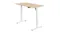 TSB Living Height Adjustable Desk - White/Oak TSB Living Height Adjustable Desk - White/Oak