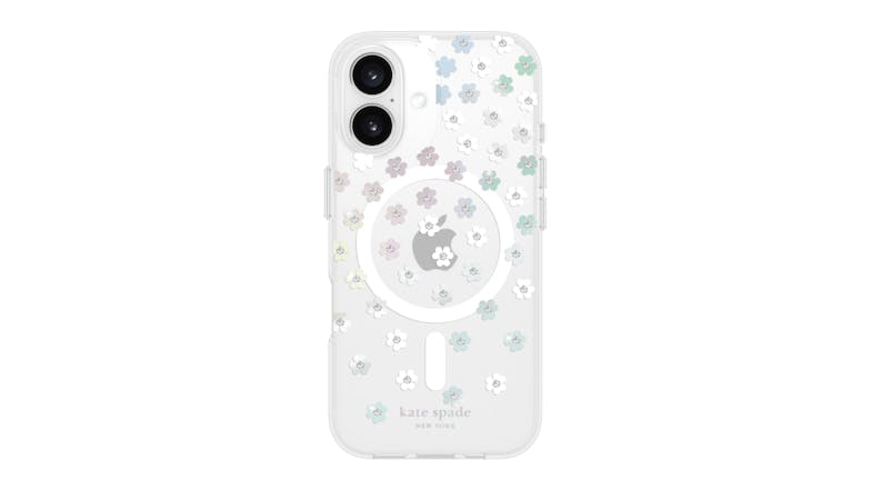 Kate Spade New York Case with MagSafe for iPhone 16 - Scattered Flowers Kate Spade New York Case with MagSafe for iPhone 16 - Scattered Flowers