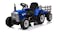 TSB Living Kids' Ride-On Tractor with Trailer, Music, Lights - Dark Blue TSB Living Kids' Ride-On Tractor with Trailer, Music, Lights - Dark Blue
