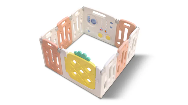 TSB Living Baby Playpen 10pcs. - Pink Fruit Theme TSB Living Baby Playpen 10pcs. - Pink Fruit Theme