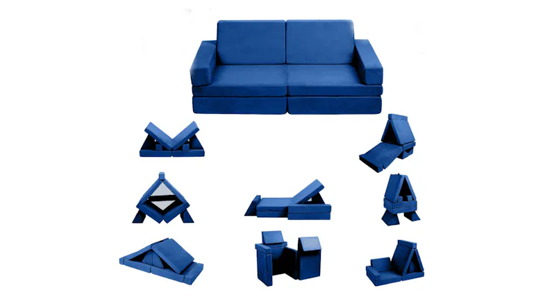 TSB Living Children's Play Couch - Navy TSB Living Children's Play Couch - Navy