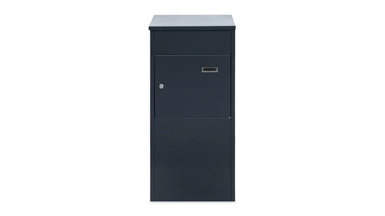 TSB Living Secure Galvanised Parcel Drop Box 44 x 35 x 57cm - Dark Grey TSB Living Secure Galvanised Parcel Drop Box 44 x 35 x 57cm - Dark Grey