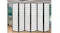 TSB Living 6-Panel Room Divider - Black/White TSB Living 6-Panel Room Divider - Black/White