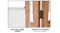 TSB Living 4-Panel Room Divider - Mocha Wood/Cream Linen TSB Living 4-Panel Room Divider - Mocha Wood/Cream Linen